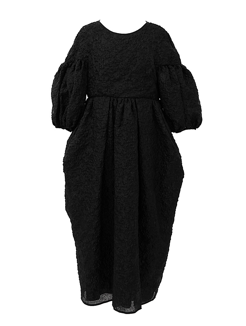 CECILIE BAHNSEN|JEANNEチューリップスカートドレス-ブラックを