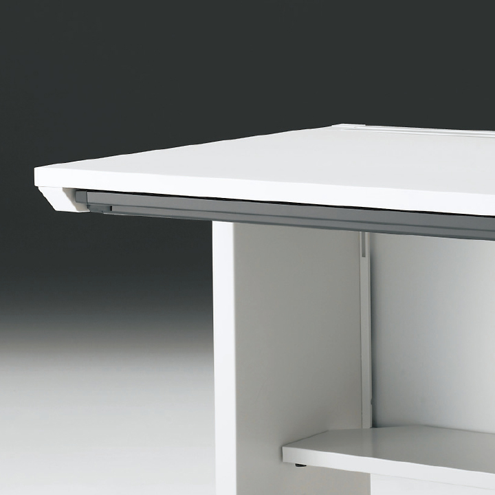 CZRワゴン A4・2段 ペントレイ付D608mm CZR-046MPCKB-W9｜オフィス