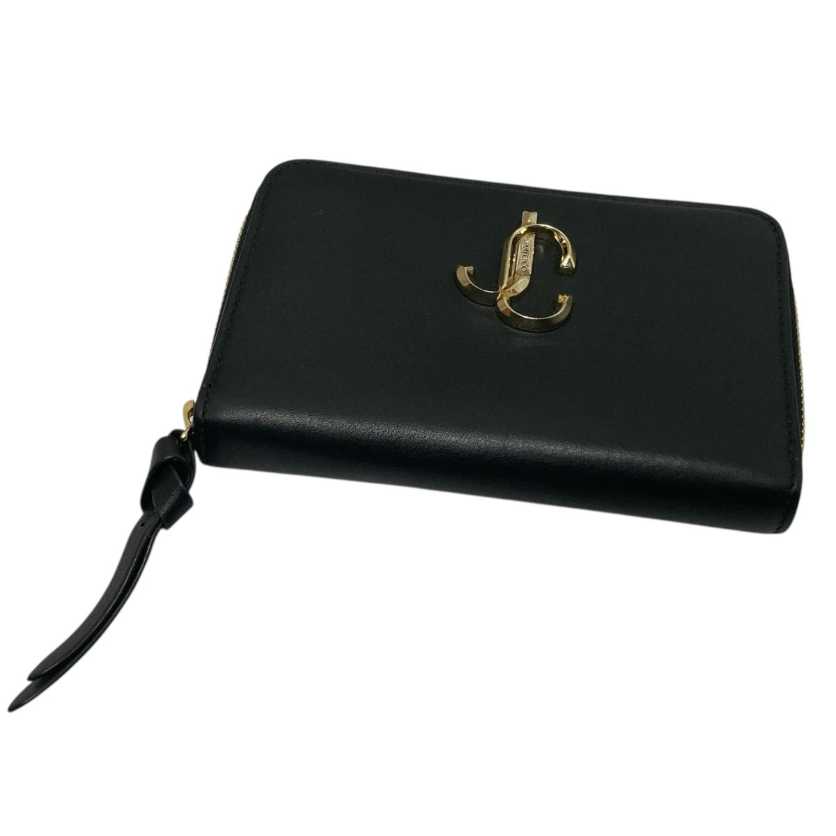 JIMMY CHOO(ジミーチュウ) ラウンドジップ2つ折り財布 ブラック サイズ