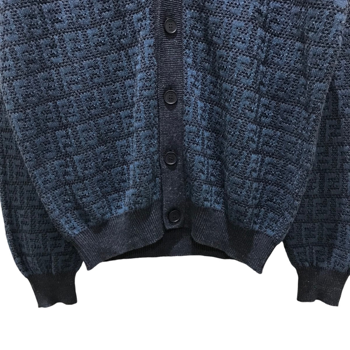 FENDI(フェンディ) FFロゴ ズッカ柄 カーディガンFZC433 FZC433