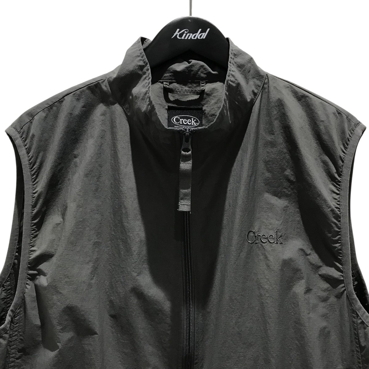 Creek(クリーク) ナイロンベスト ライトグレー サイズ L｜【公式