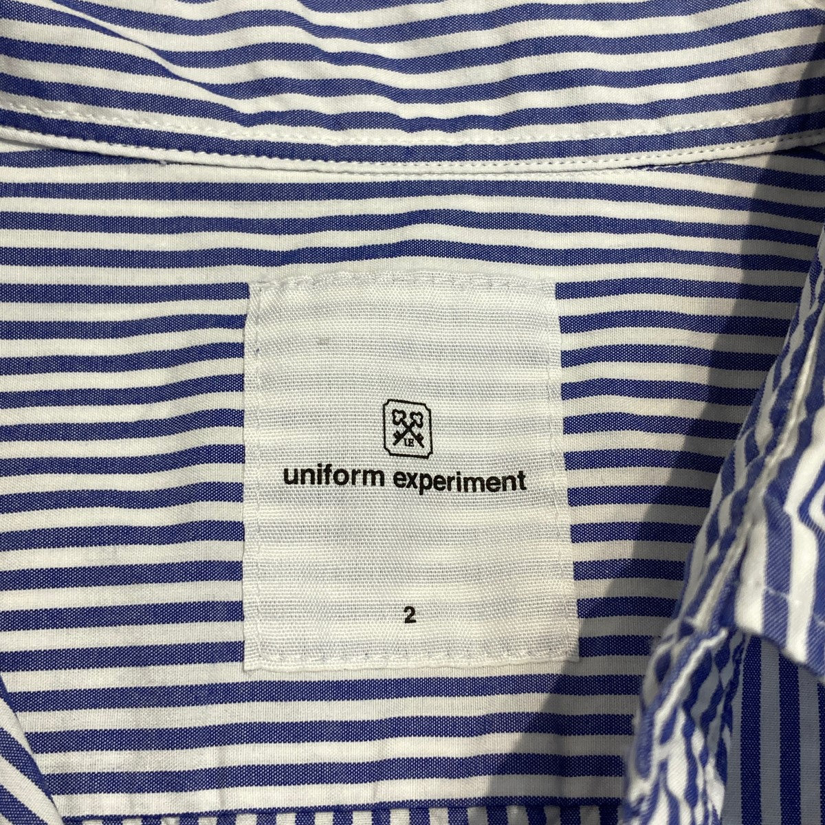 uniform experiment(ユニフォームエクスペリメント) ストライプ長袖