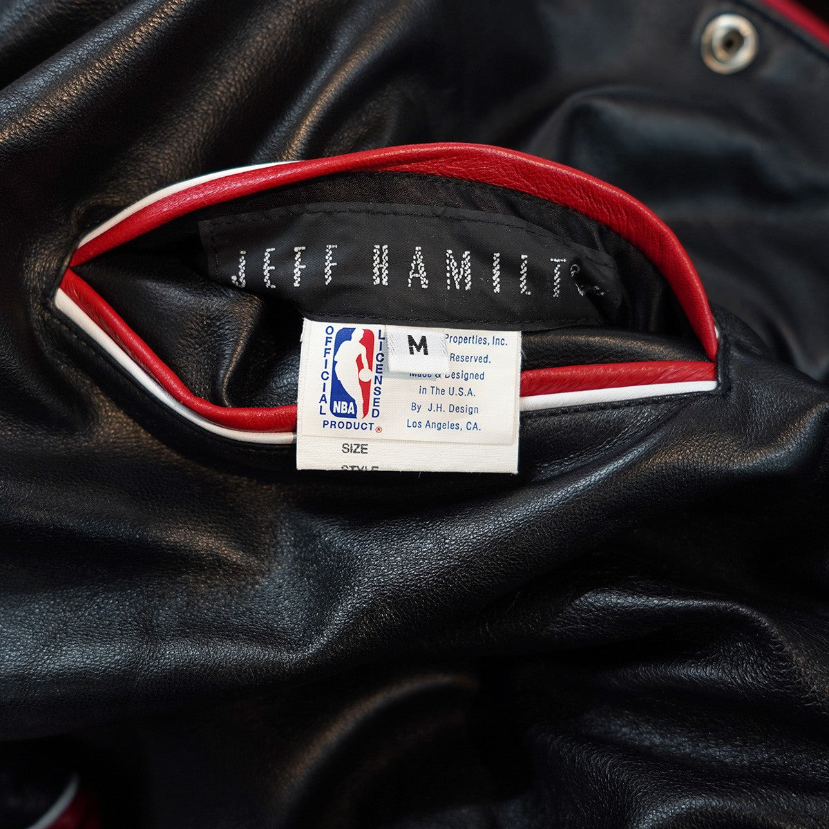 Jeff Hamilton(ジェフハミルトン) Chicago Bulls Leather Jacket