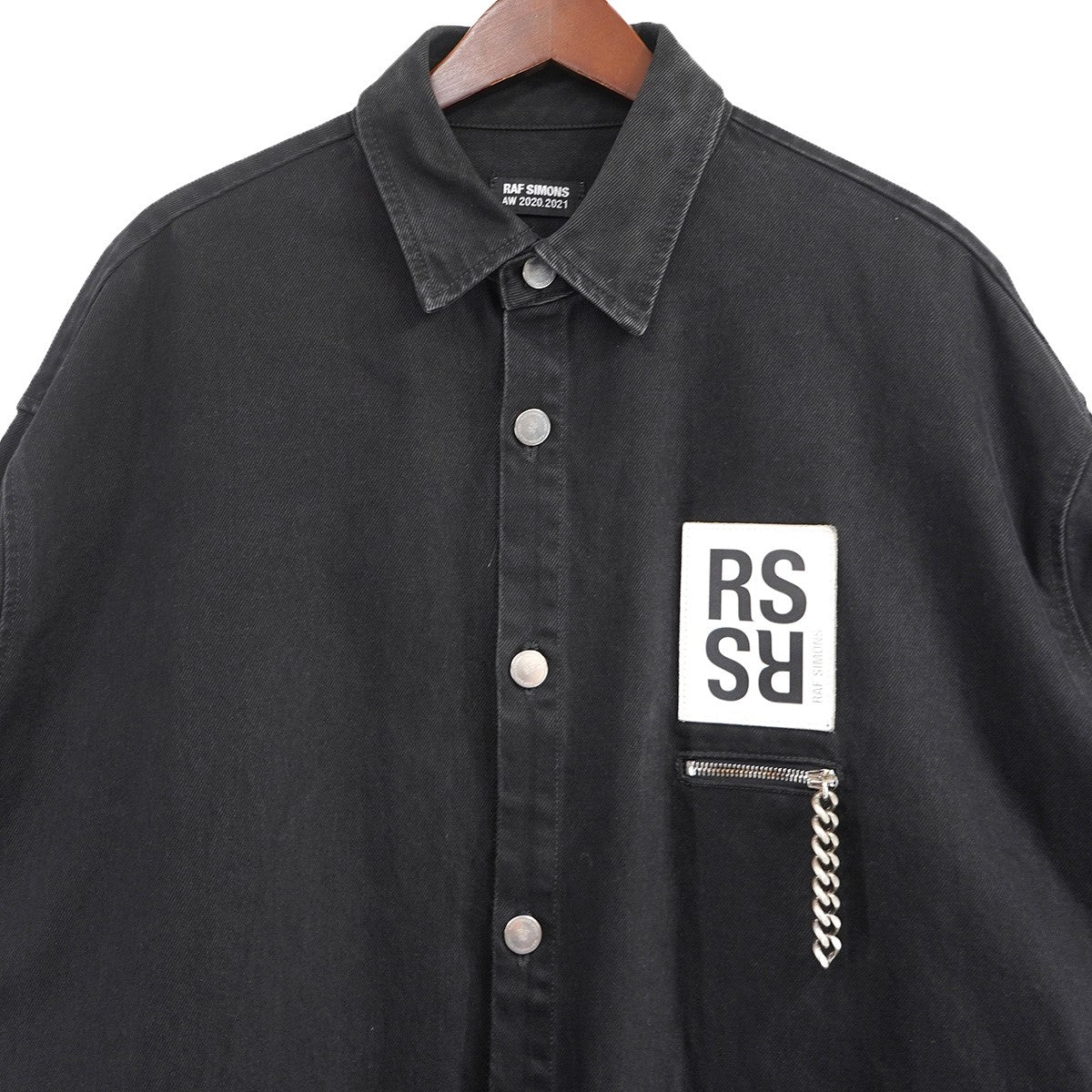 RAF SIMONS(ラフシモンズ) 20AW BIG FIT DENIM SHIRT with ZIPPED