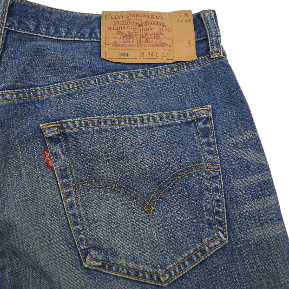 LEVI'S(リーバイス) 501 デニムパンツ03年1月製造 フィリピン製 ボタン