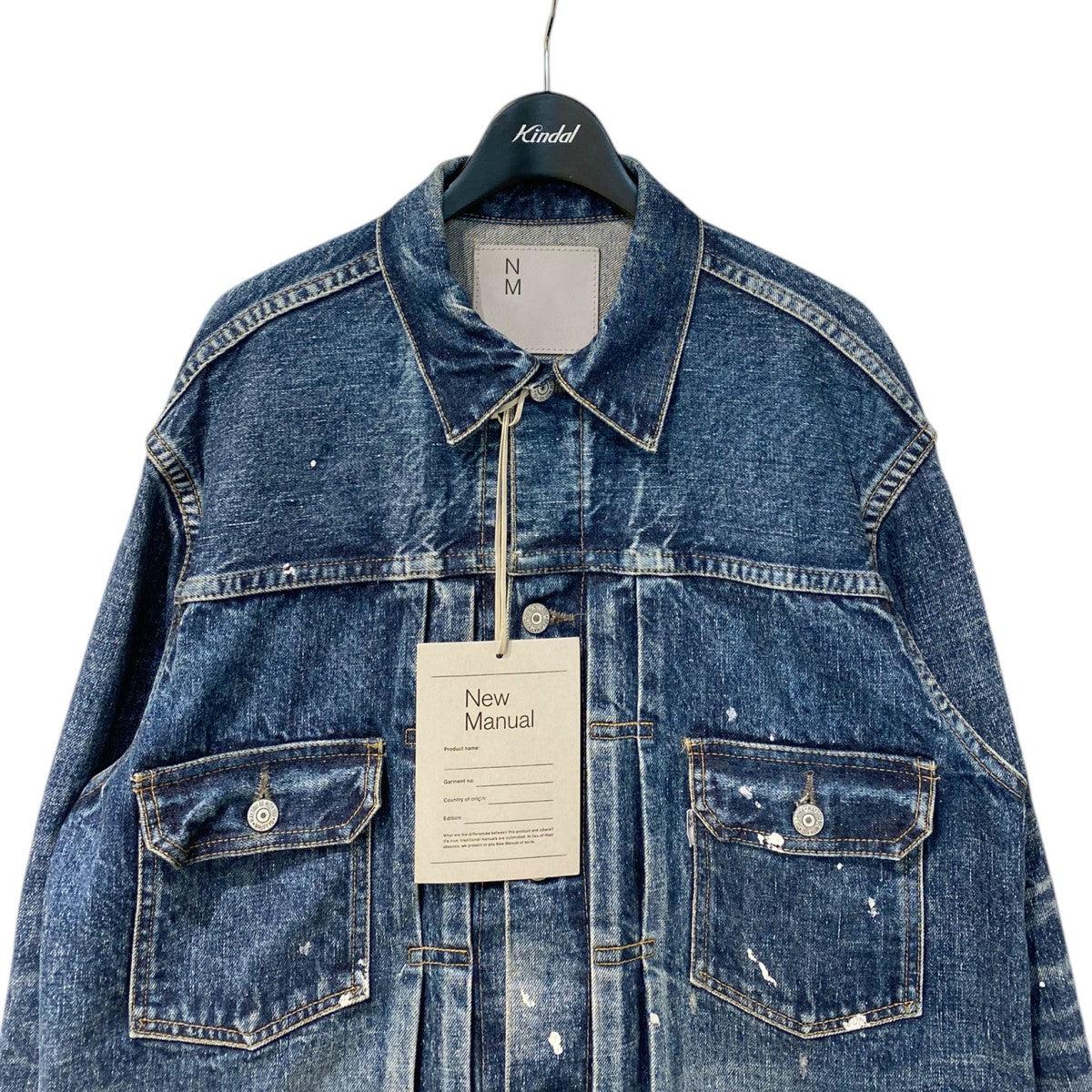 New Manual(ニューマニュアル) #006 LV 2ND T-BACK JACKET ONE-WASHED