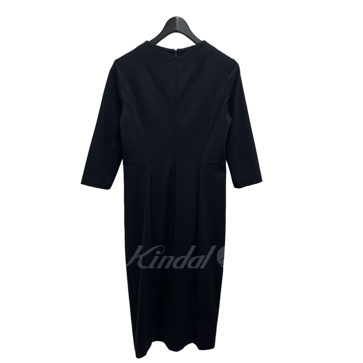 Theory Luxe(セオリーリュクス) 七分袖ワンピース ブラック サイズ 040