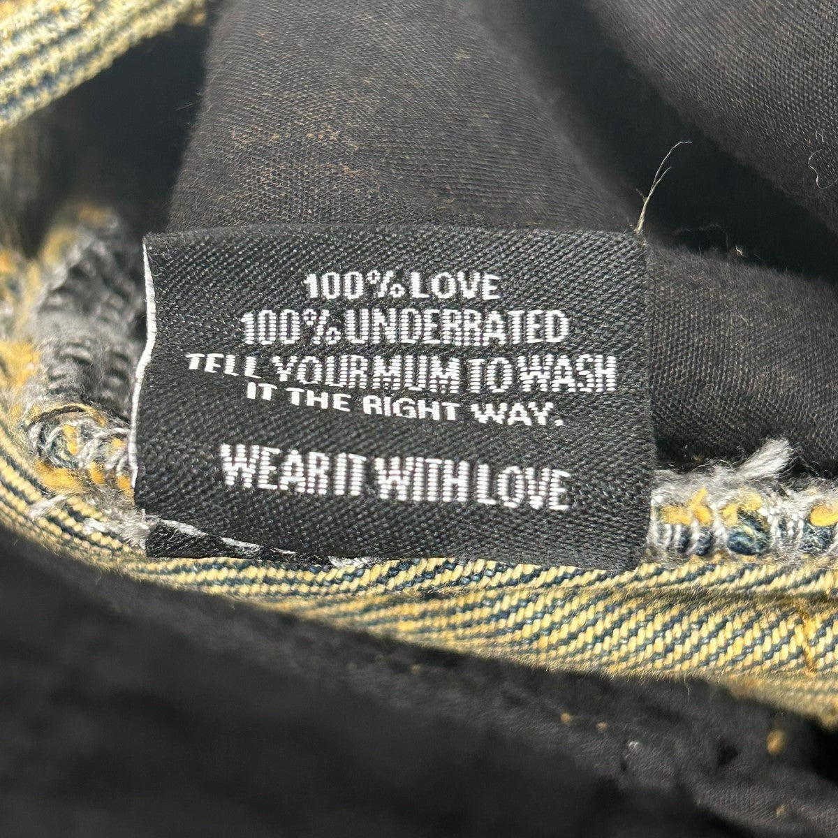 NO／FAITH STUDIOS(ノーﾌｪｲｽストゥディオス) WAVE DENIMデニムパンツ