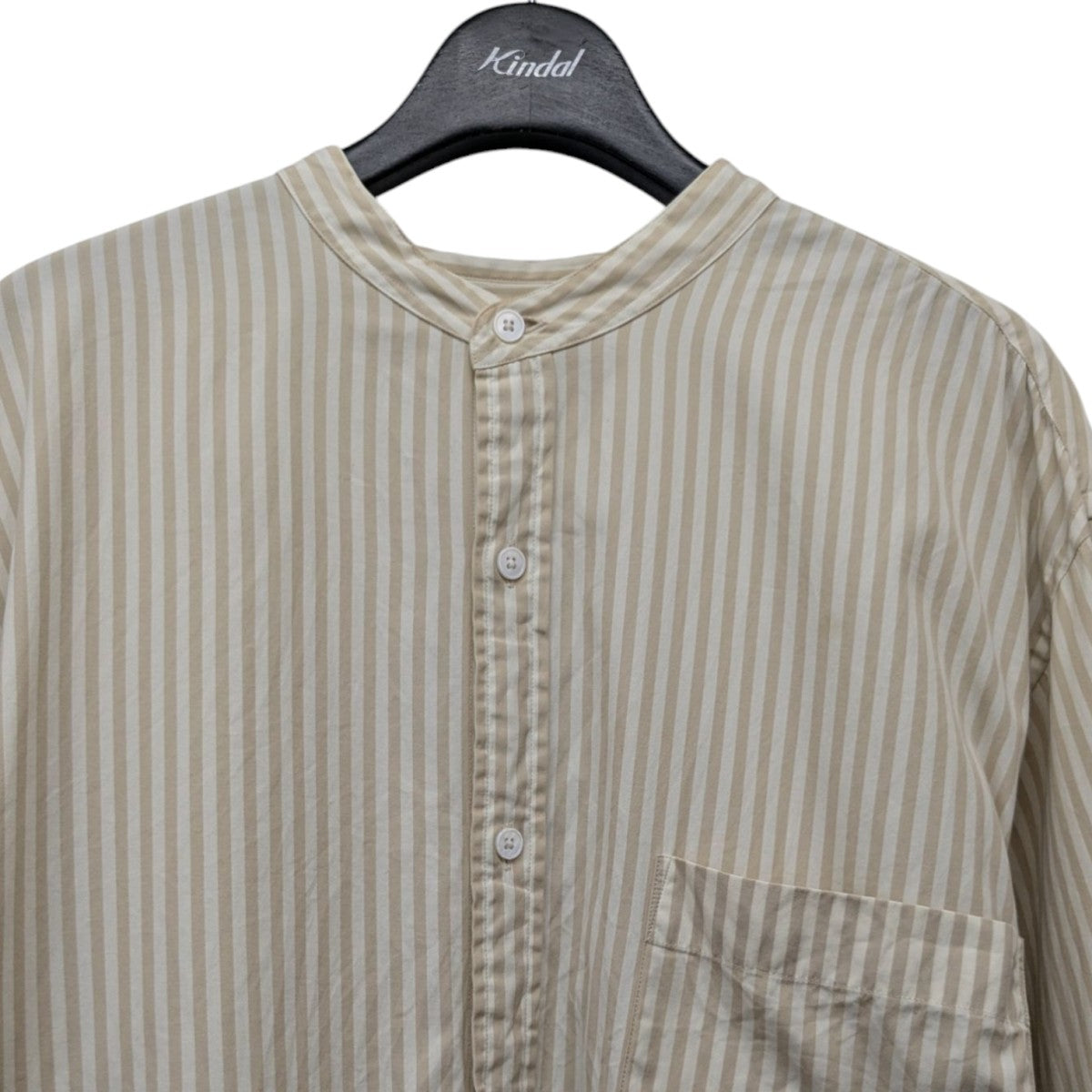 steven alan(スティーヴンアラン) LOOSE FITスタンドカラーストライプ