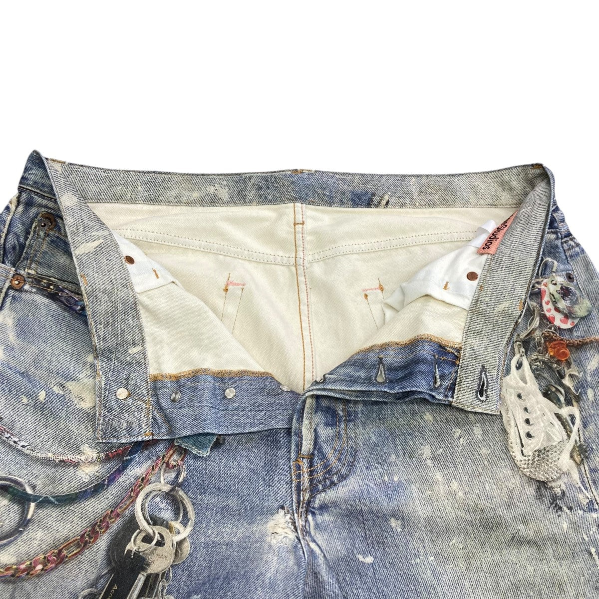 ACNE STUDIOS(アクネストゥディオズ) 24SSトロンプルイユキーチェーン