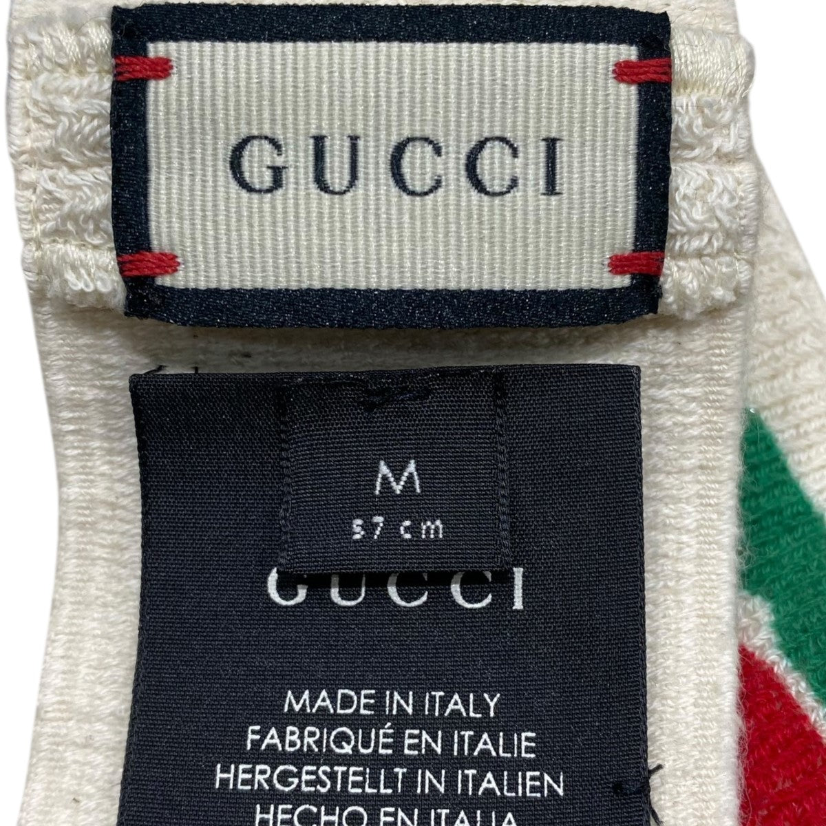 GUCCI(グッチ) ヘアバンド リストバンドセット ベージュ サイズ M