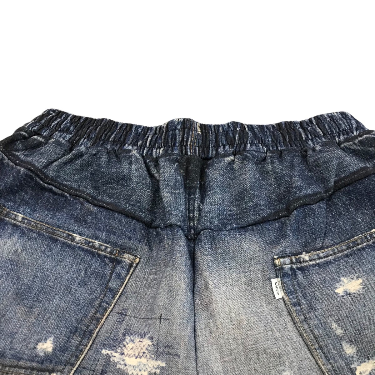 SAPEur(サプール) 「Lot．5550XX SWEAT PANTS」デニム転写スウェット