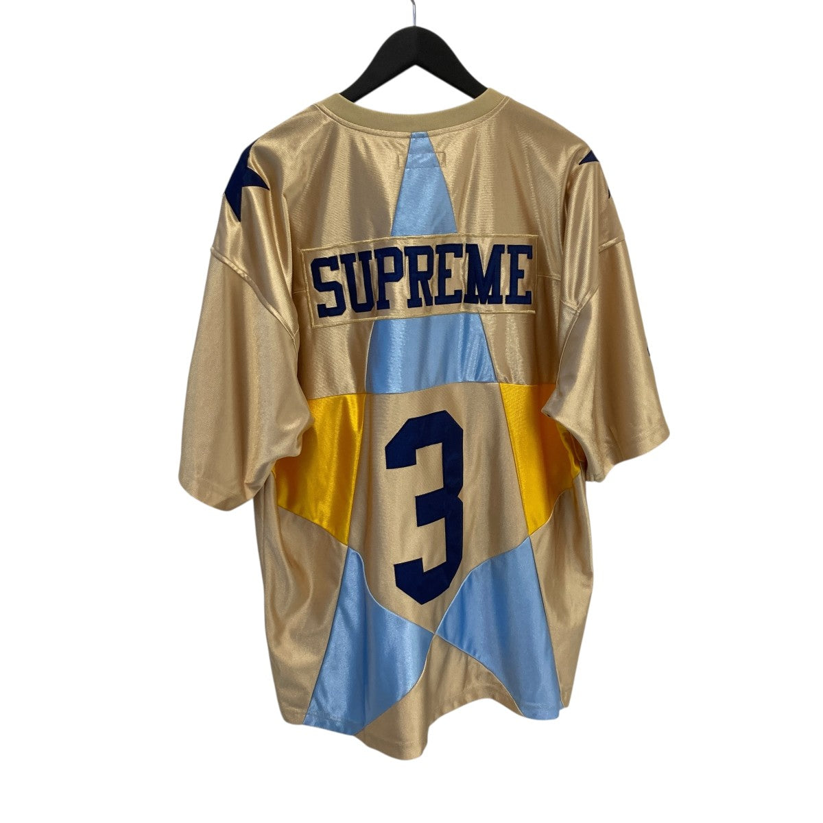 supreme(シュプリーム) Star Football JerseyTシャツ ゴールド
