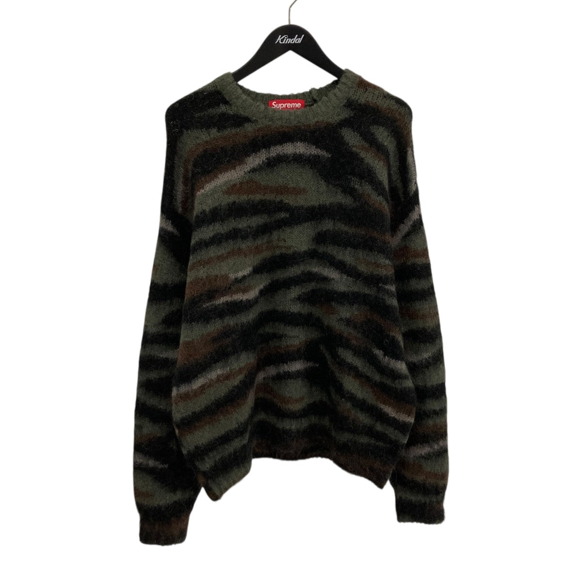 Supreme(シュプリーム) 25AWBrushed Mohair Sweater Tiger Camoニット