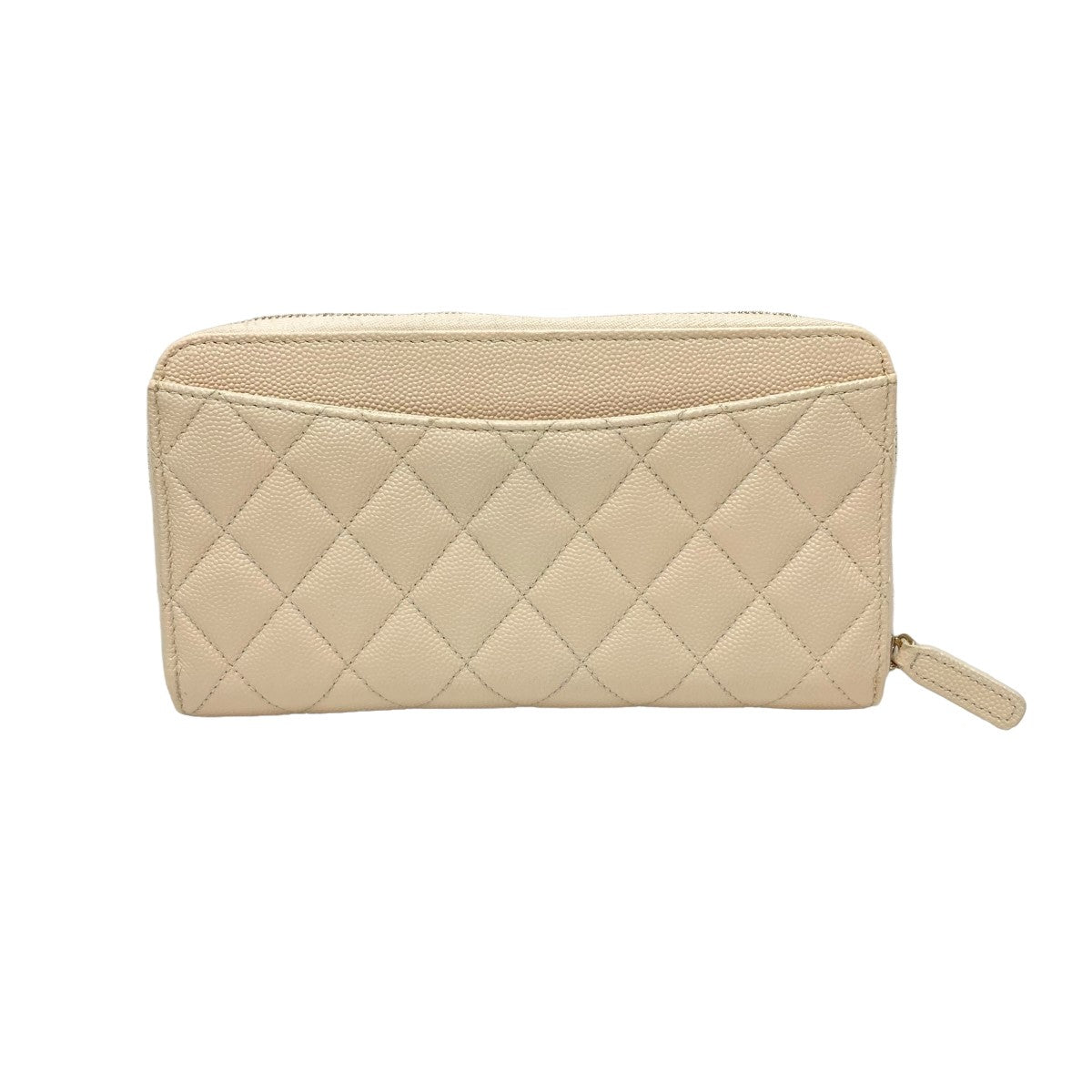 CHANEL(シャネル) マトラッセキャビアスキン長財布 291***** オフ