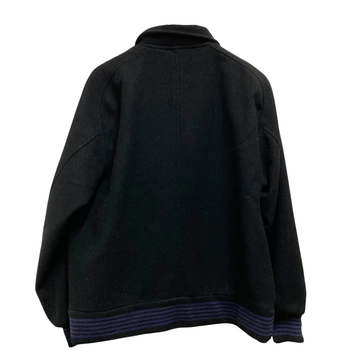 Needles×STUDIOUS VARSITY JACKETスタジャンLQ381 LQ381 ブラック