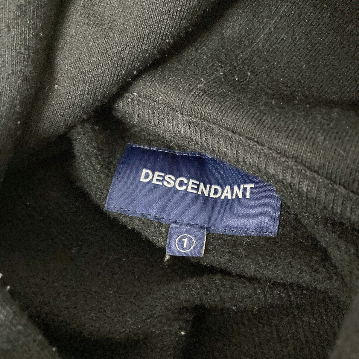 DESCENDANT×Ron Herman Box Hoodieプルオーバーパーカー ブラック