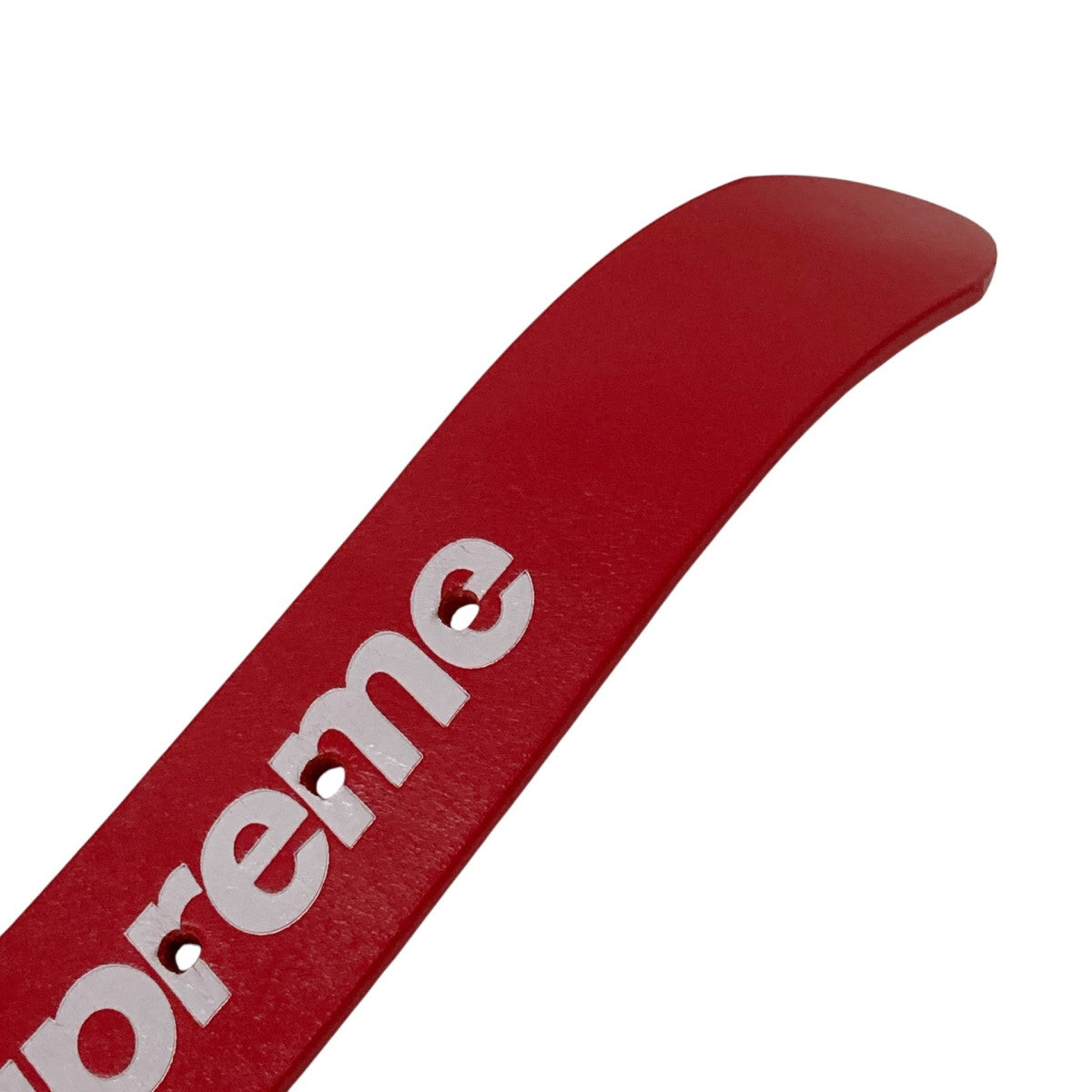 Supreme(シュプリーム) Repeat Leather Beltロゴレザーベルト レッド