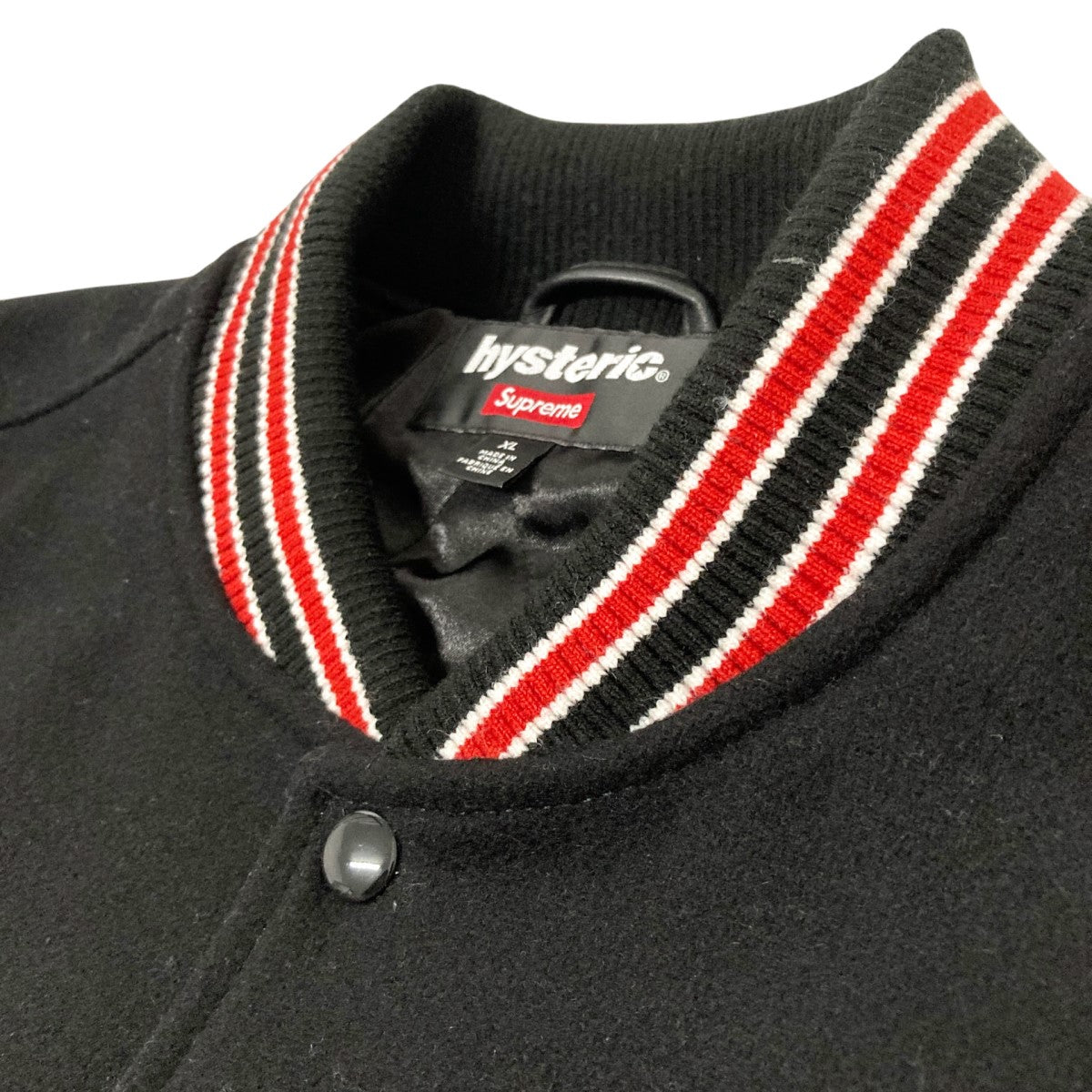 Supreme×Hysteric Glamour Varsity Jacketスタジャン ブラック サイズ