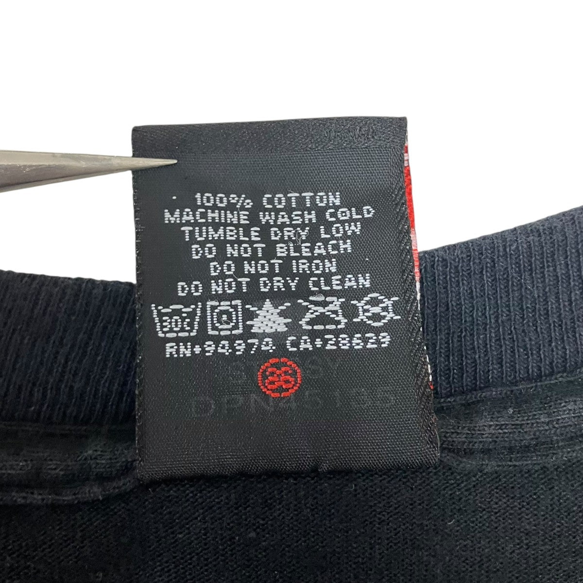 stussy(ステューシー) TRIBE EXCLUSIVE TEEプリントTシャツ ブラック