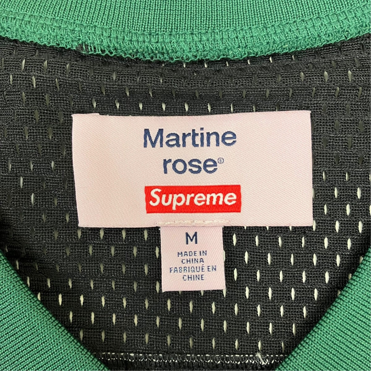 Supreme×Martine rose FOOTBALL JERSEYフットボールシャツ ブラック