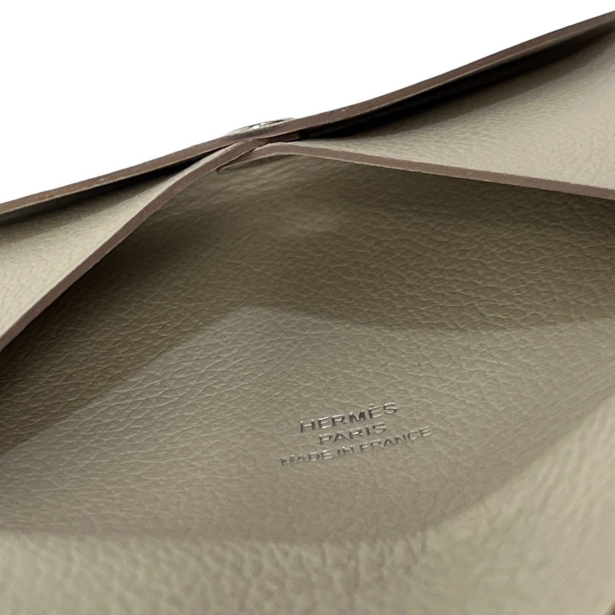HERMES(エルメス) B刻印 Calvi Duoカルヴィデュオ MZ005 ベージュ