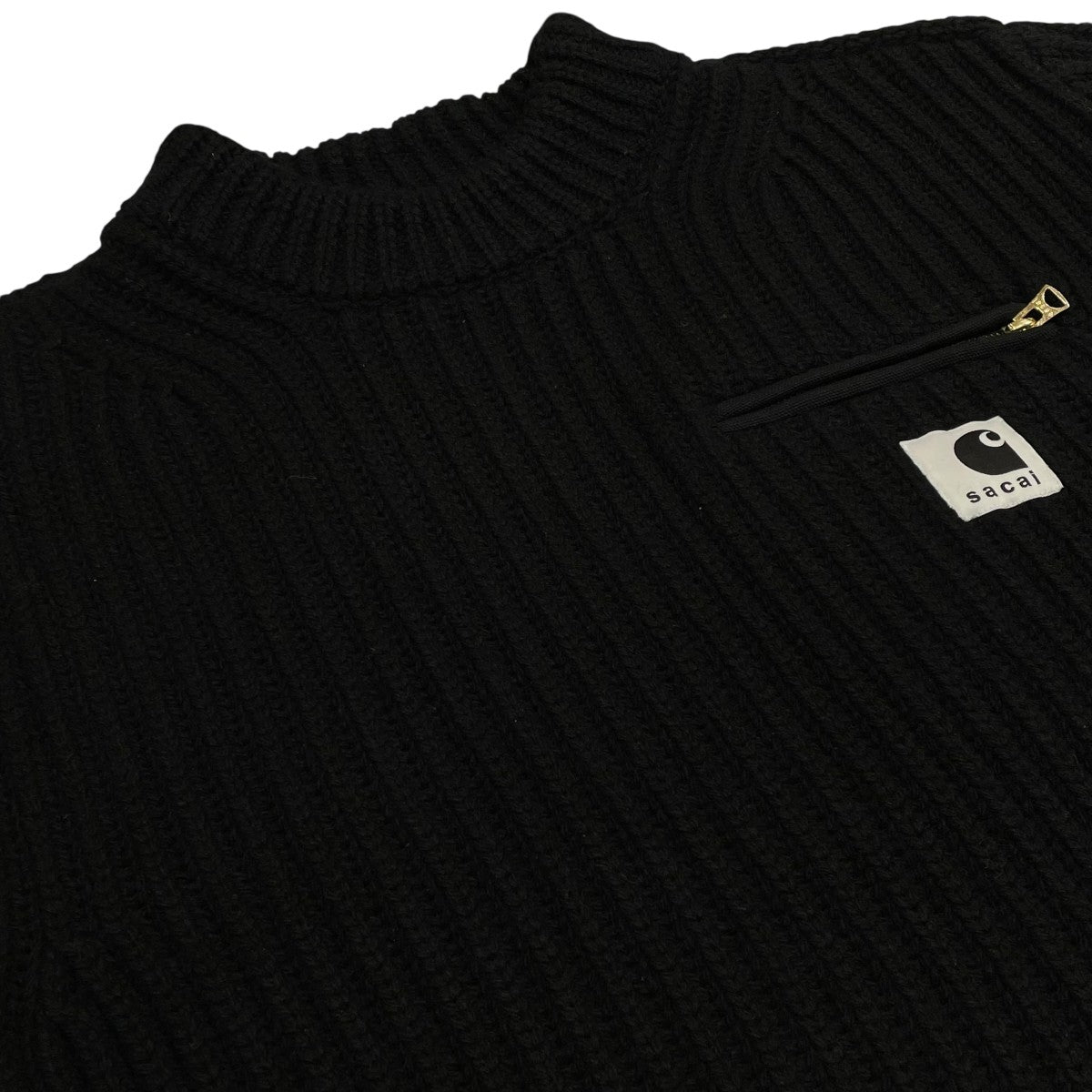 sacai×CARHARTT WIP Knit Pullover Detroitニット23-03112M 23-03112M