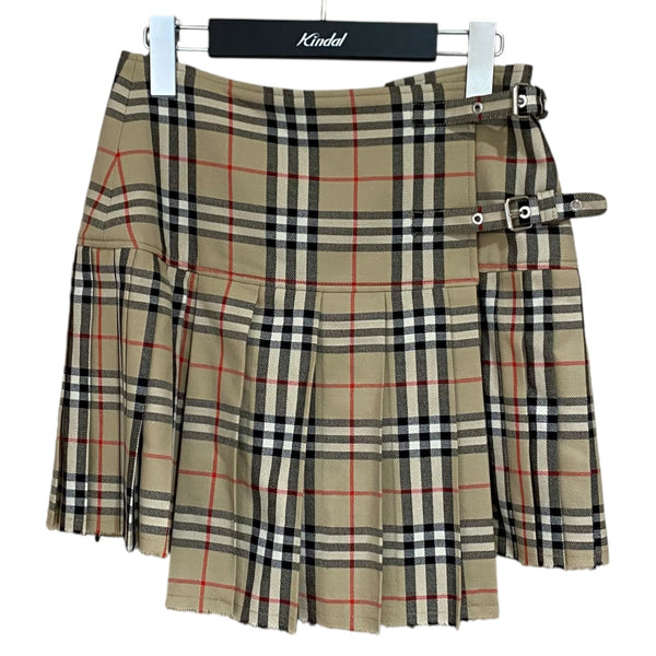 BURBERRY(バーバリー) チェックプリーツラップスカート8025832 8025832