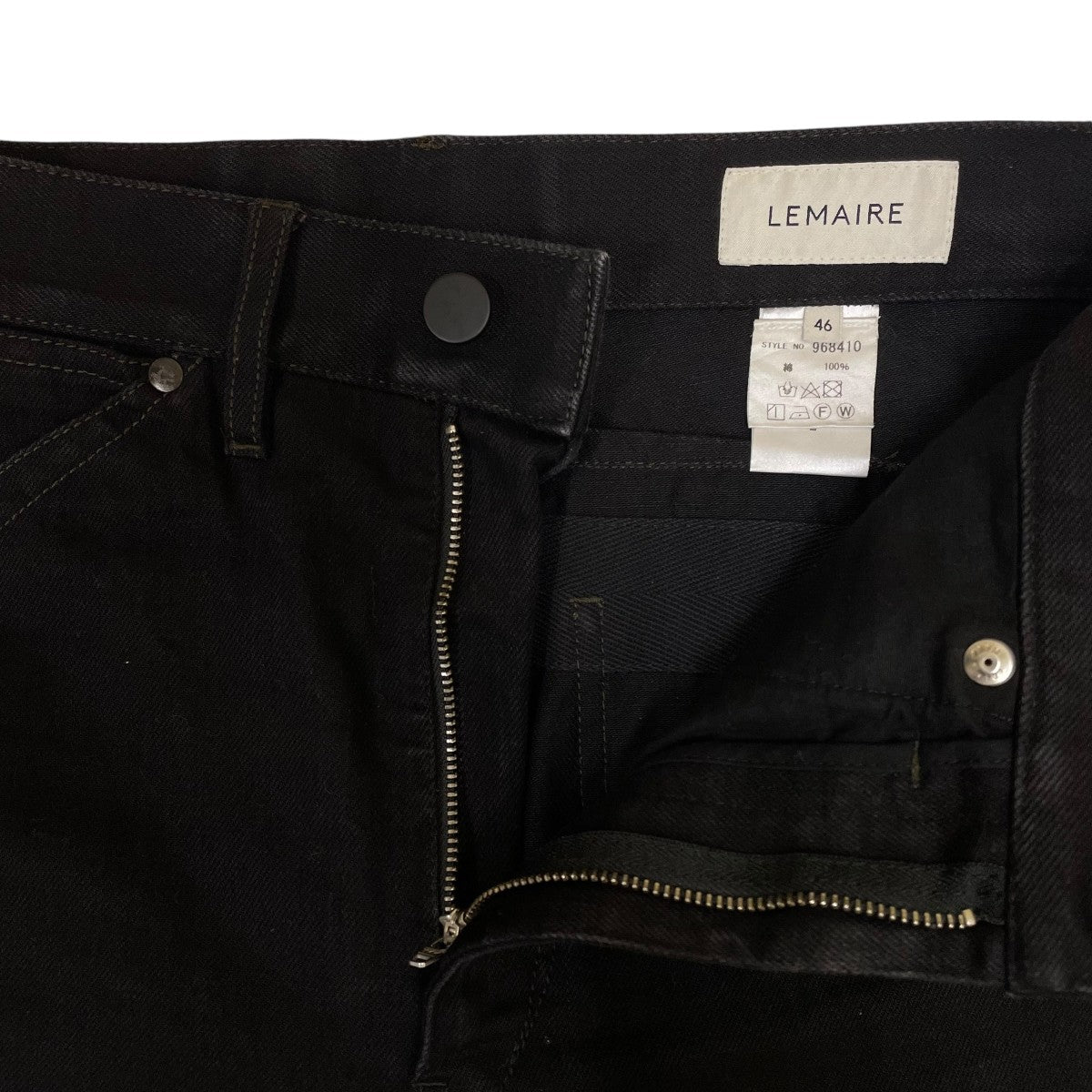 LEMAIRE(ルメール) デニムパンツ968410 968410 ブラック サイズ 46