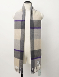 ジョシュア エリス / Joshua Ellis / チェック柄 マフラー / カシミヤ