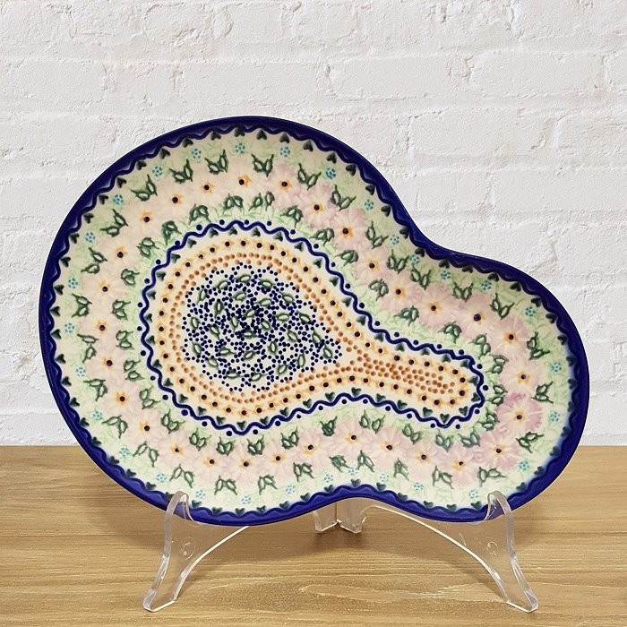 ポーリッシュポタリー VENA ダルマ プレート V209-U486 高さ2.5cm 長さ