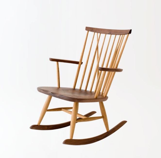 売切れ中】飛騨産業 キツツキ 森のことば ロッキングチェア FF108 C