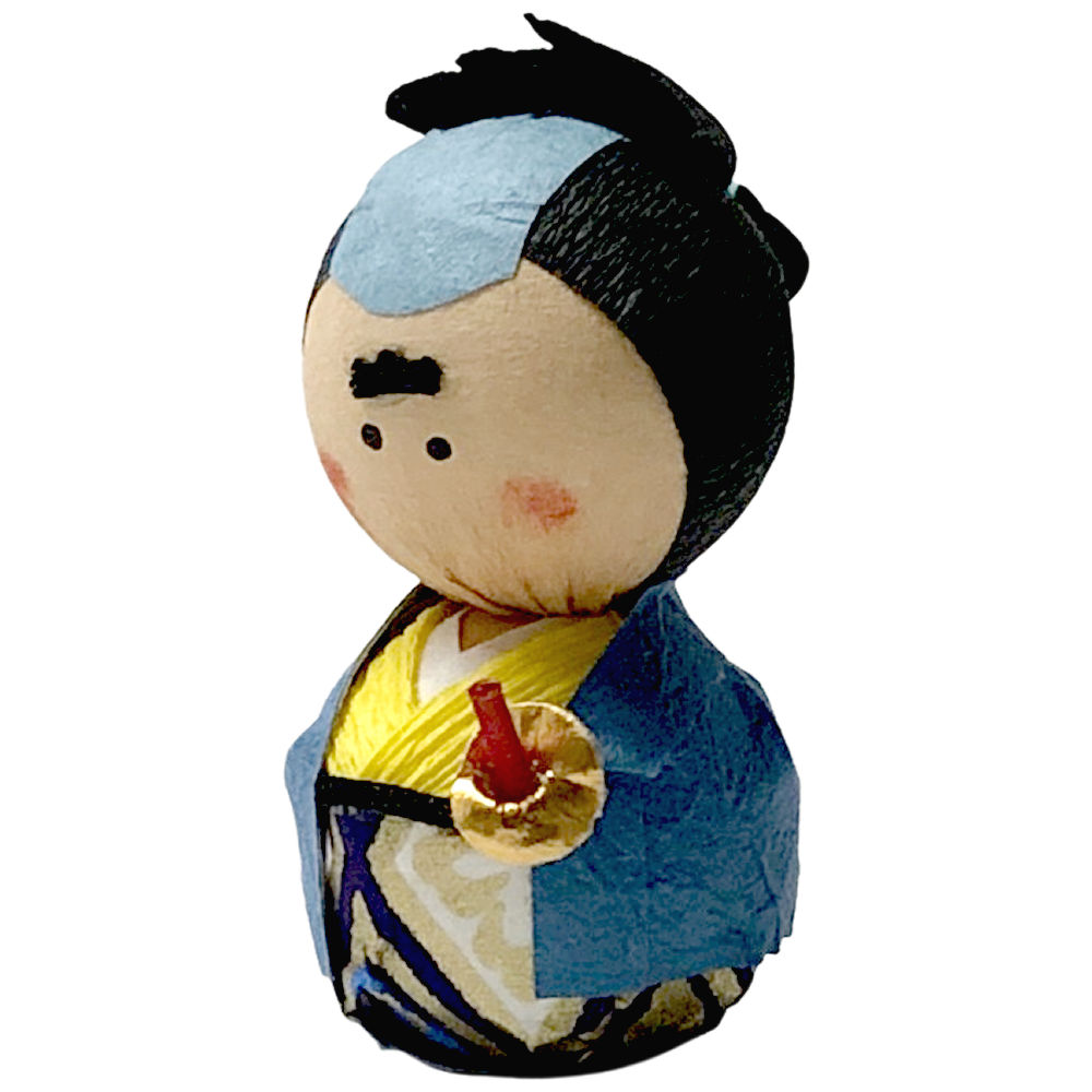 楽天市場】起き上がりこぼし人形 黒忍者・赤忍者セット縁起物 日本のお