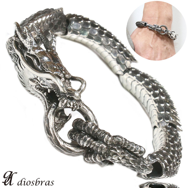 楽天市場】ドラゴン 龍 竜 ブレスレット クロウ 爪 チェーン