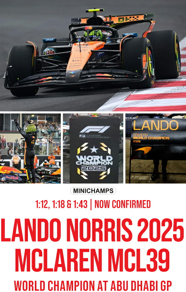 楽天市場】ミニチャンプス 1/18 マクラーレン MCL33 #14 300位 F1