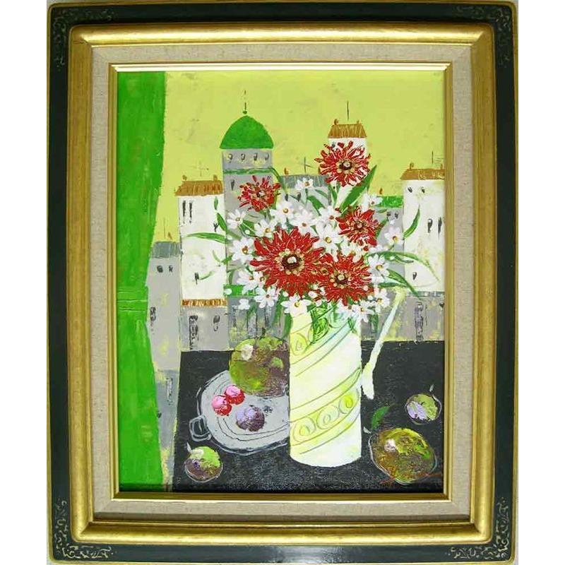 楽天市場】絵画 油絵 花とバイオリン (池田秀郎) 送料無料 【肉筆