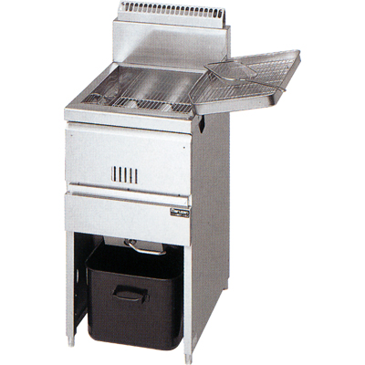 楽天市場】MGF-18WK 【マルゼン】 ガスフライヤー 18L×2 2槽式 幅830