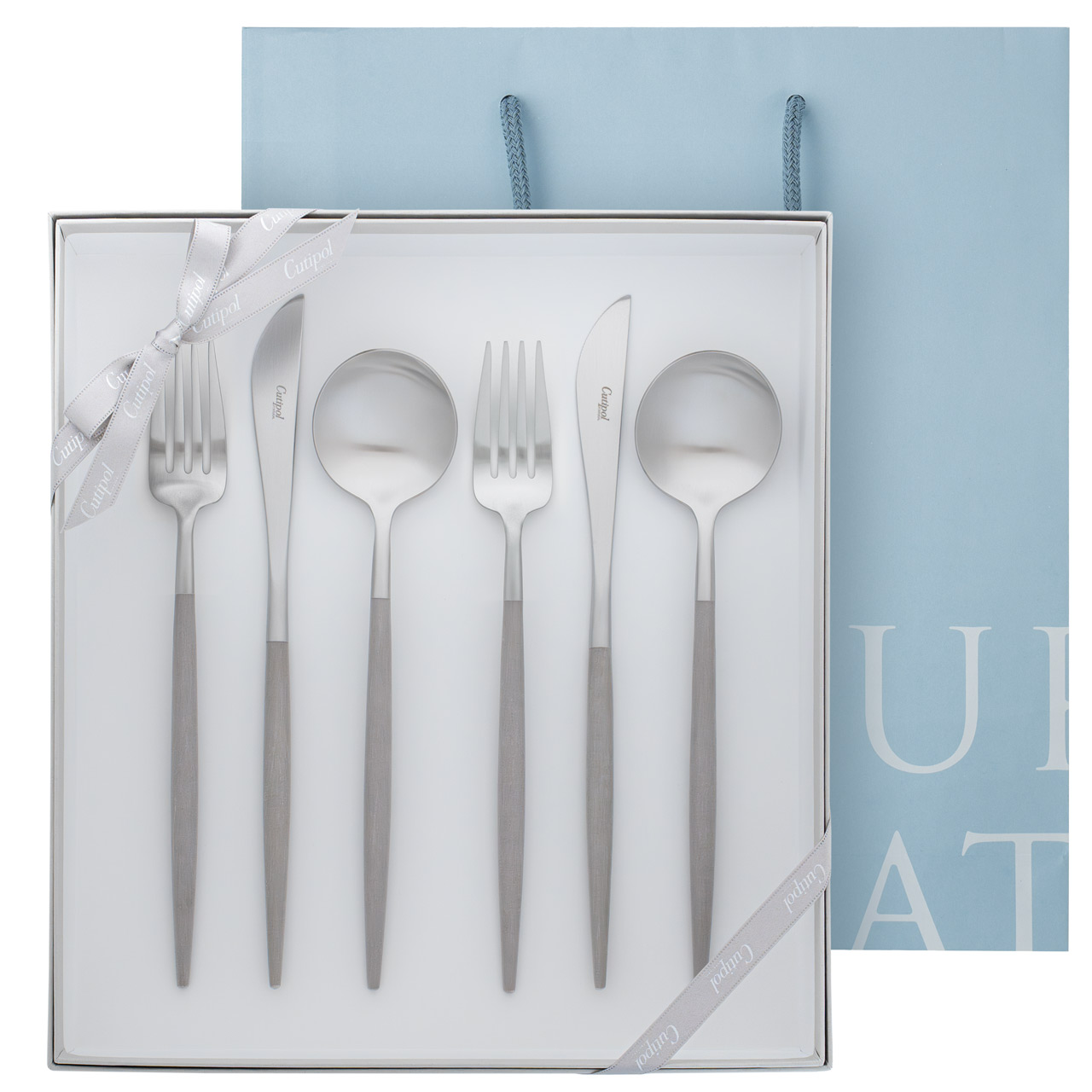 Cutipolクチポールカトラリーセットグレーシルバー箸＆箸置き合計10点