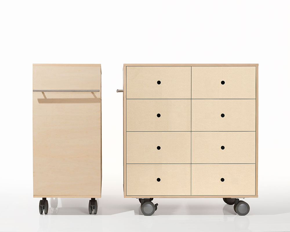 楽天市場】キャスター付き収納 ファイルボックス 引き出し 8杯 木製