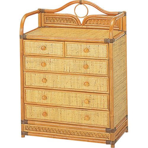 楽天市場】籐製タンス チェスト 収納だんす 引き出し 5段,高級ラタン