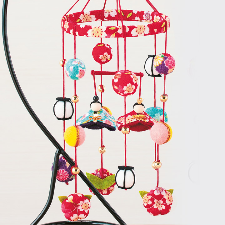 楽天市場】ちりめん細工キット つるし飾り 京ちりめん下げ飾り7本
