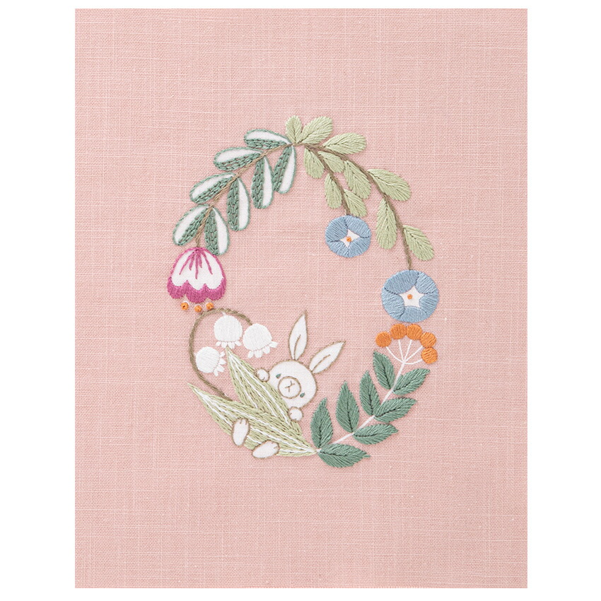 楽天市場】戸塚刺しゅう 地刺しキット 花模様のミニ額 No.114／地刺し