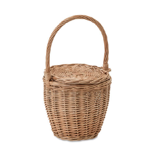 楽天市場】ポッシュリビング ウィッカーバスケット 10578 | かご