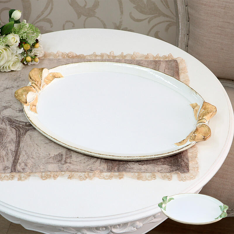 楽天市場】フレンチリボン スクエアトレイ ピンク ホワイト ブルー