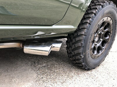 楽天市場】SUXON サクソン片側2本サイド出しマフラー(JIM-074)車検