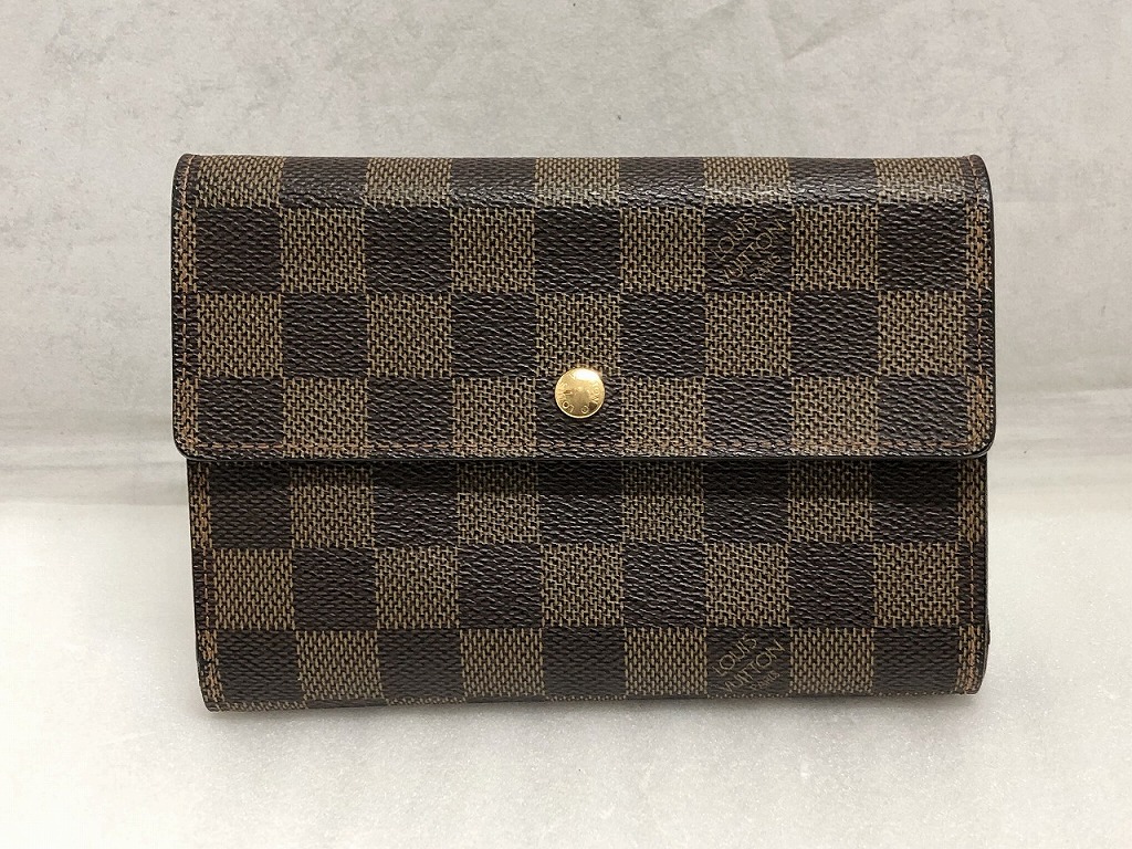 楽天市場】【財布】LOUIS VUITTON ルイ ヴィトン ダミエ ポルト