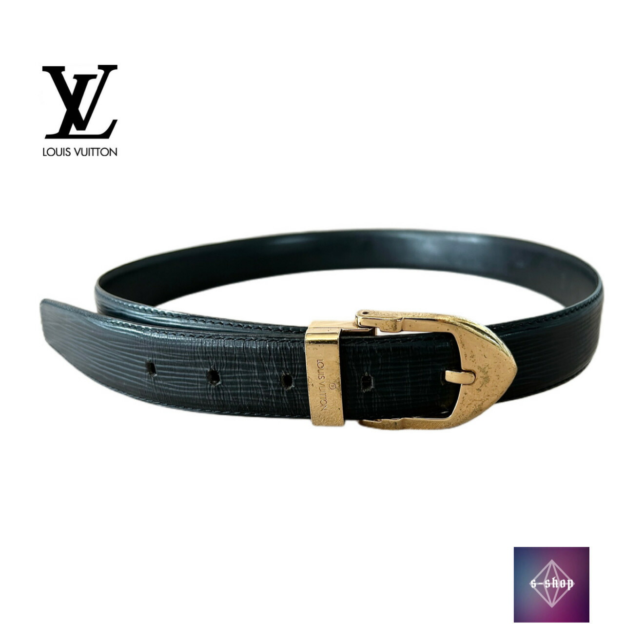 楽天市場】LOUIS VUITTON ルイ ヴィトン エピ サンチュール クラシック