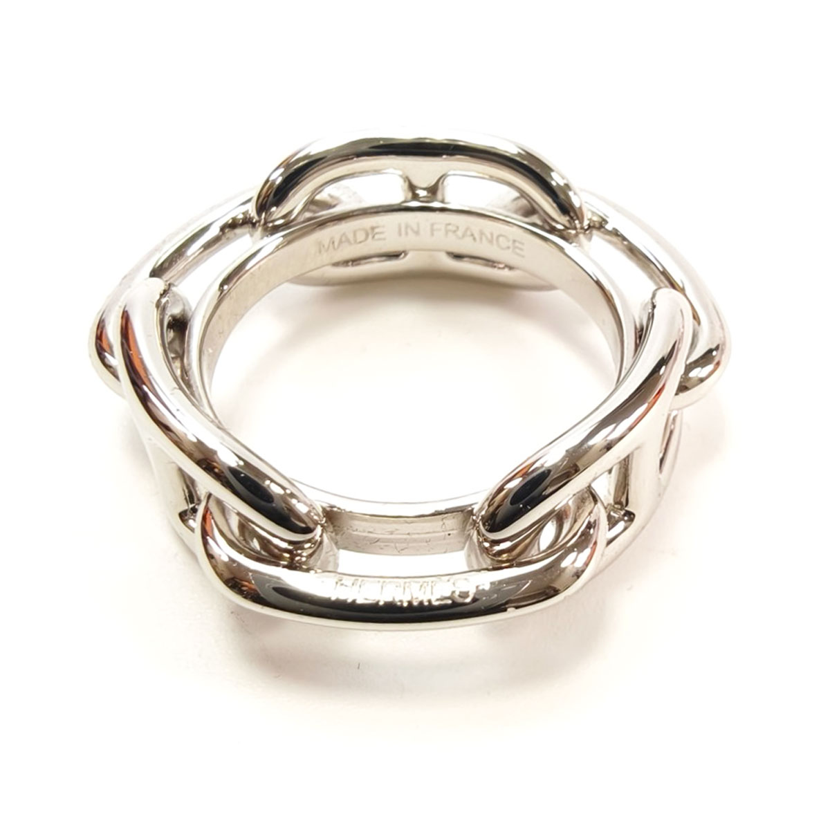 楽天市場】エルメス スカーフリング GP シェーヌダンクル スカーフ