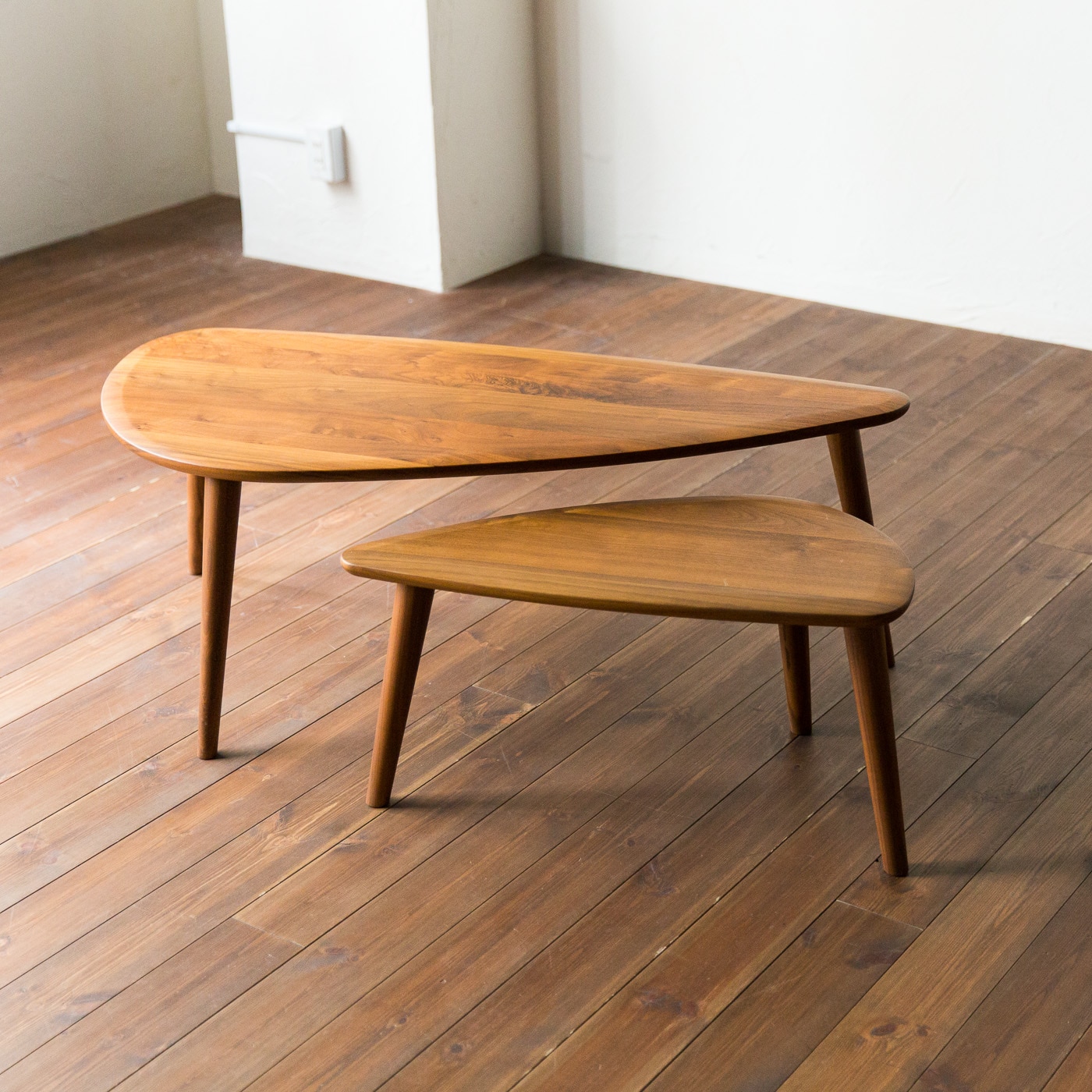 フレンドリー ネストテーブル (樹種ブラックチェリー（ウレタン塗装