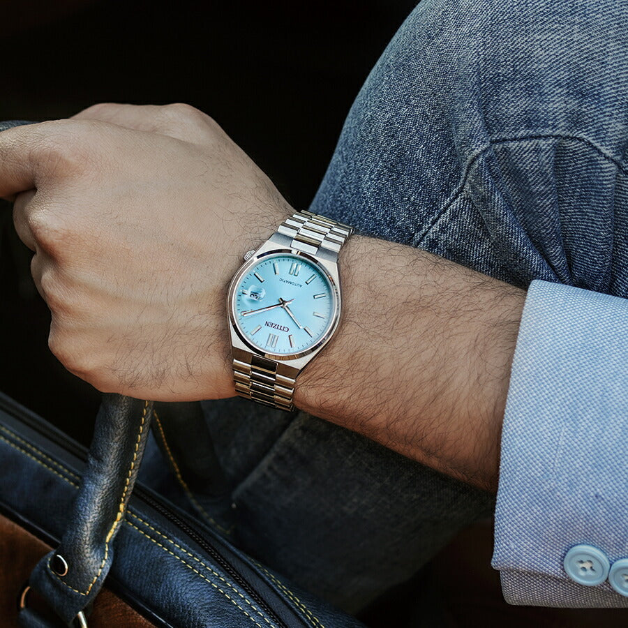 シチズンコレクション ツヨサ ブルー NJ0151-88M メンズ メカニカル